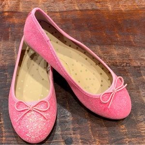 Sparkling Pink Ballet Flats